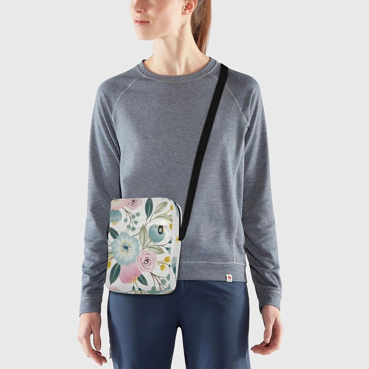 Poeticcity Crossbody Phone Bag, Small Messenger Shoulder Bag, Cash Handbag Wallet Purse
