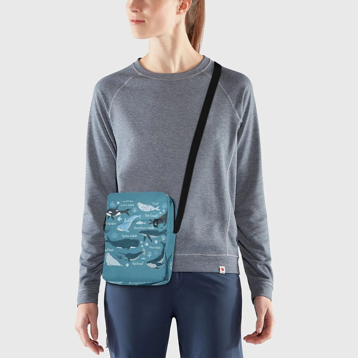 Poeticcity Crossbody Phone Bag, Small Messenger Shoulder Bag, Cash Handbag Wallet Purse