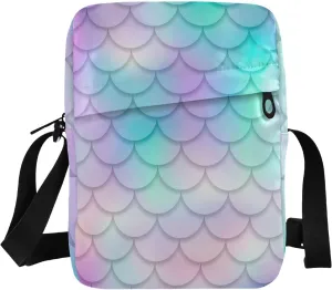 Poeticcity Crossbody Phone Bag, Small Messenger Shoulder Bag, Cash Handbag Wallet Purse