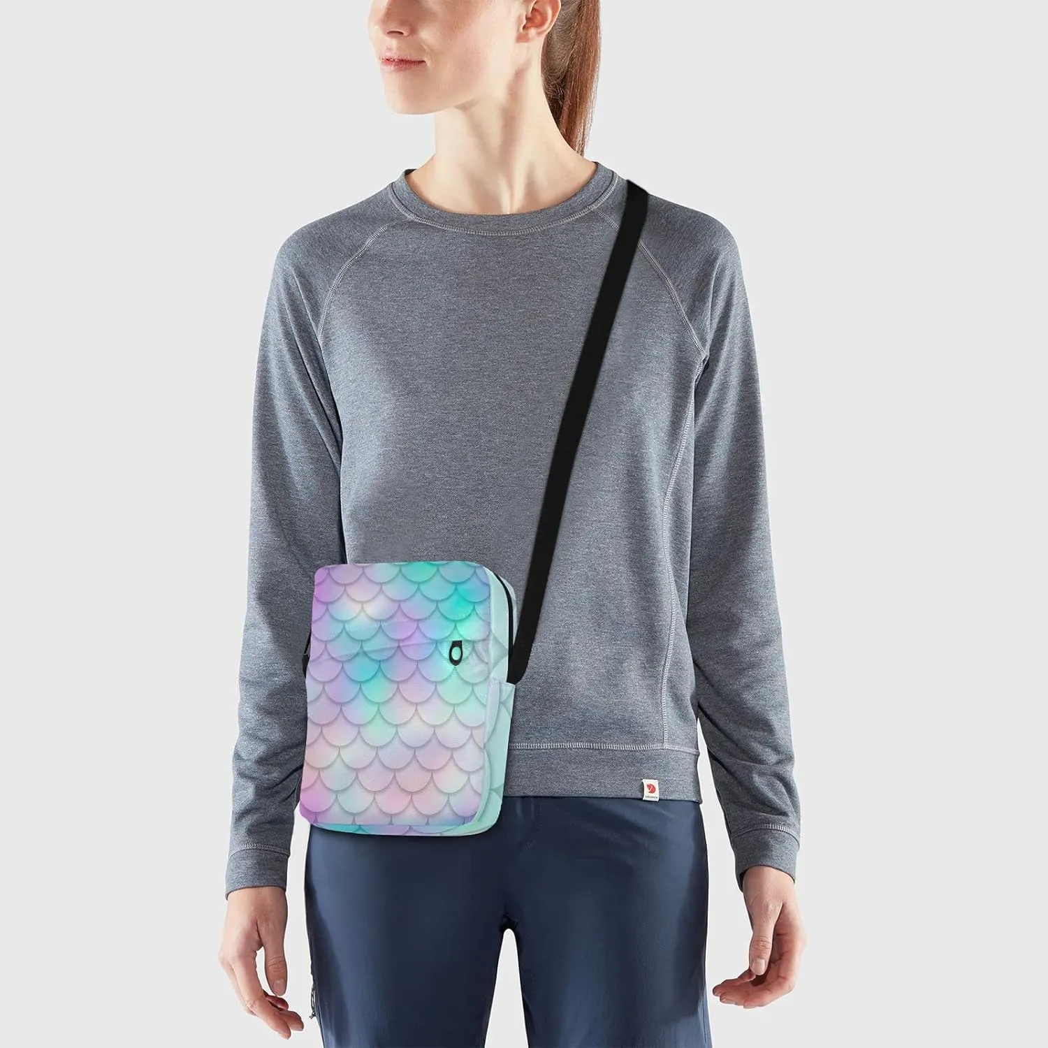 Poeticcity Crossbody Phone Bag, Small Messenger Shoulder Bag, Cash Handbag Wallet Purse