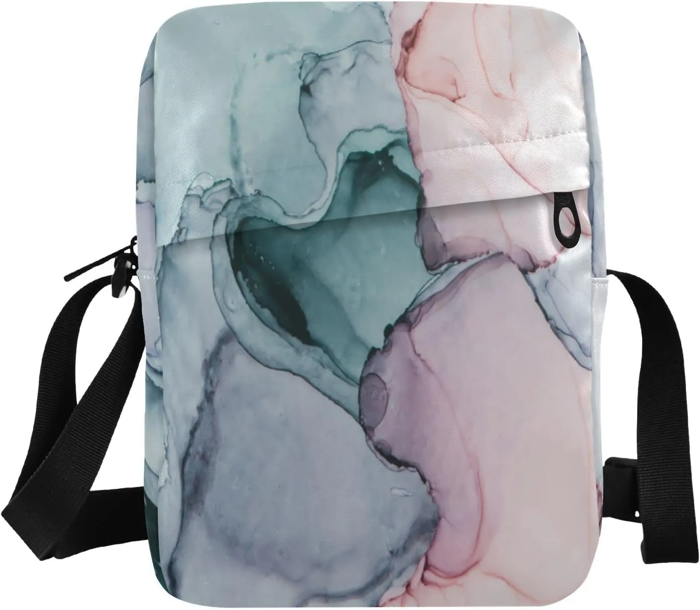Poeticcity Crossbody Phone Bag, Small Messenger Shoulder Bag, Cash Handbag Wallet Purse