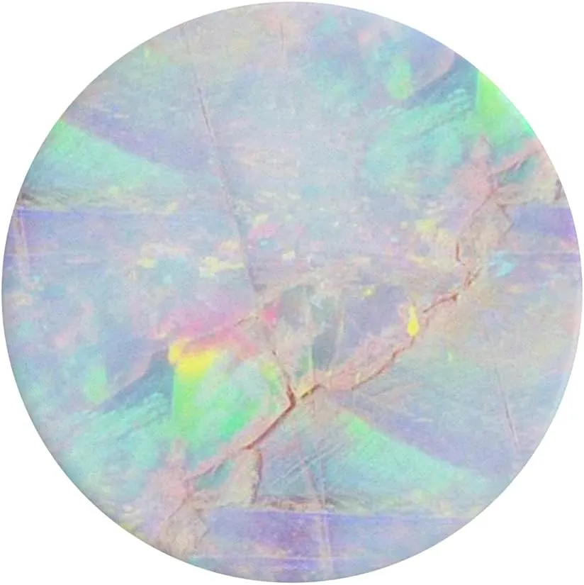 PopSockets Phone Grip with Expanding Kickstand, Marble PopGrip - Opal