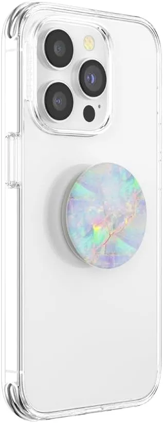 PopSockets Phone Grip with Expanding Kickstand, Marble PopGrip - Opal