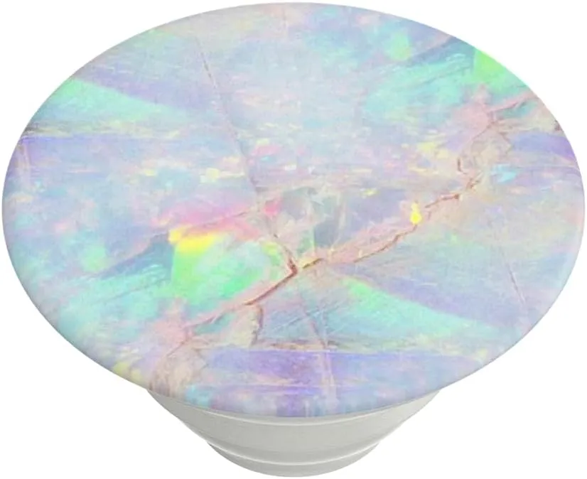 PopSockets Phone Grip with Expanding Kickstand, Marble PopGrip - Opal