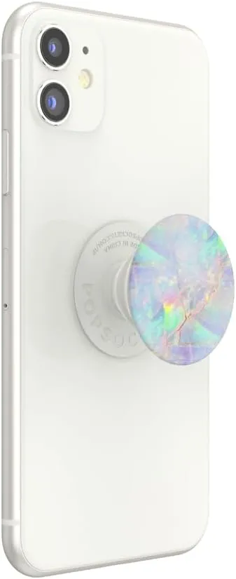PopSockets Phone Grip with Expanding Kickstand, Marble PopGrip - Opal