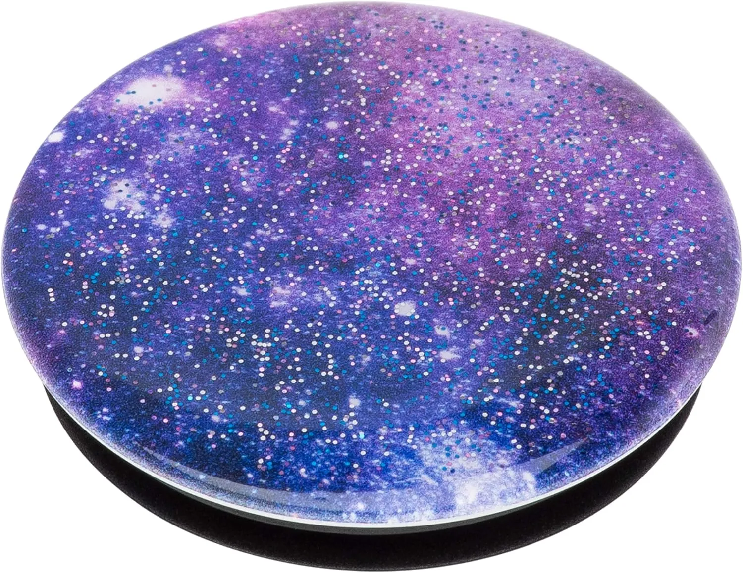 PopSockets: PopGrip with Swappable Top for Phones & Tablets - Glitter Nebula