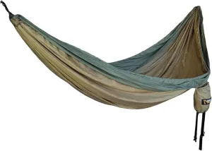 Portable Camping Hammock XL Double Camping Hammock (Green) - Extra Long Camping Hammock - Up to 550 lbs - 11ft Long Hammock - Lightweight Parachute Nylon - Free Pillow