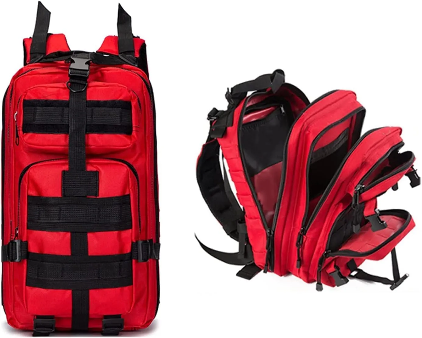 Portable First Aid Bag, Waterproof Emergency Bag, Home Office Car Travel Camping Hiking for Camping and Outdoor(B)