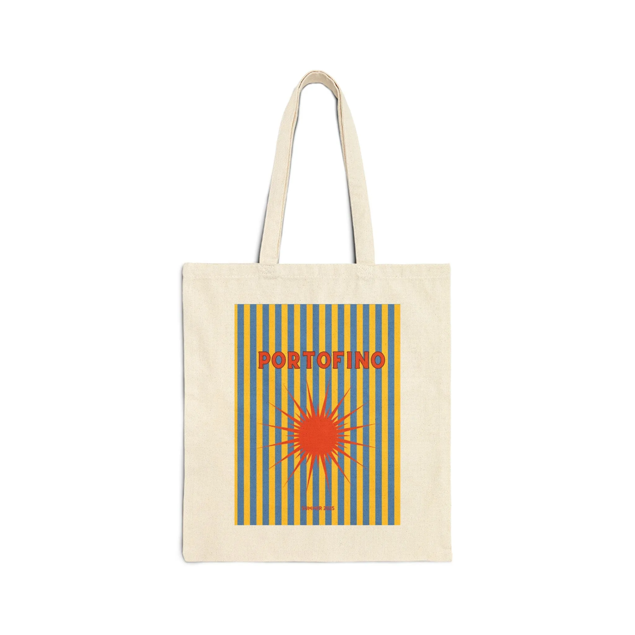 Portofino Summer Canvas Tote Bag