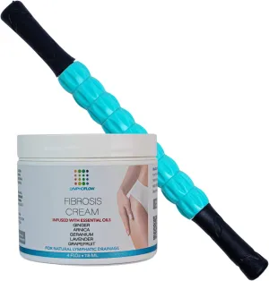 Post Liposuction Massage Roller Stick & Fibrosis Treatment Cream Bundle