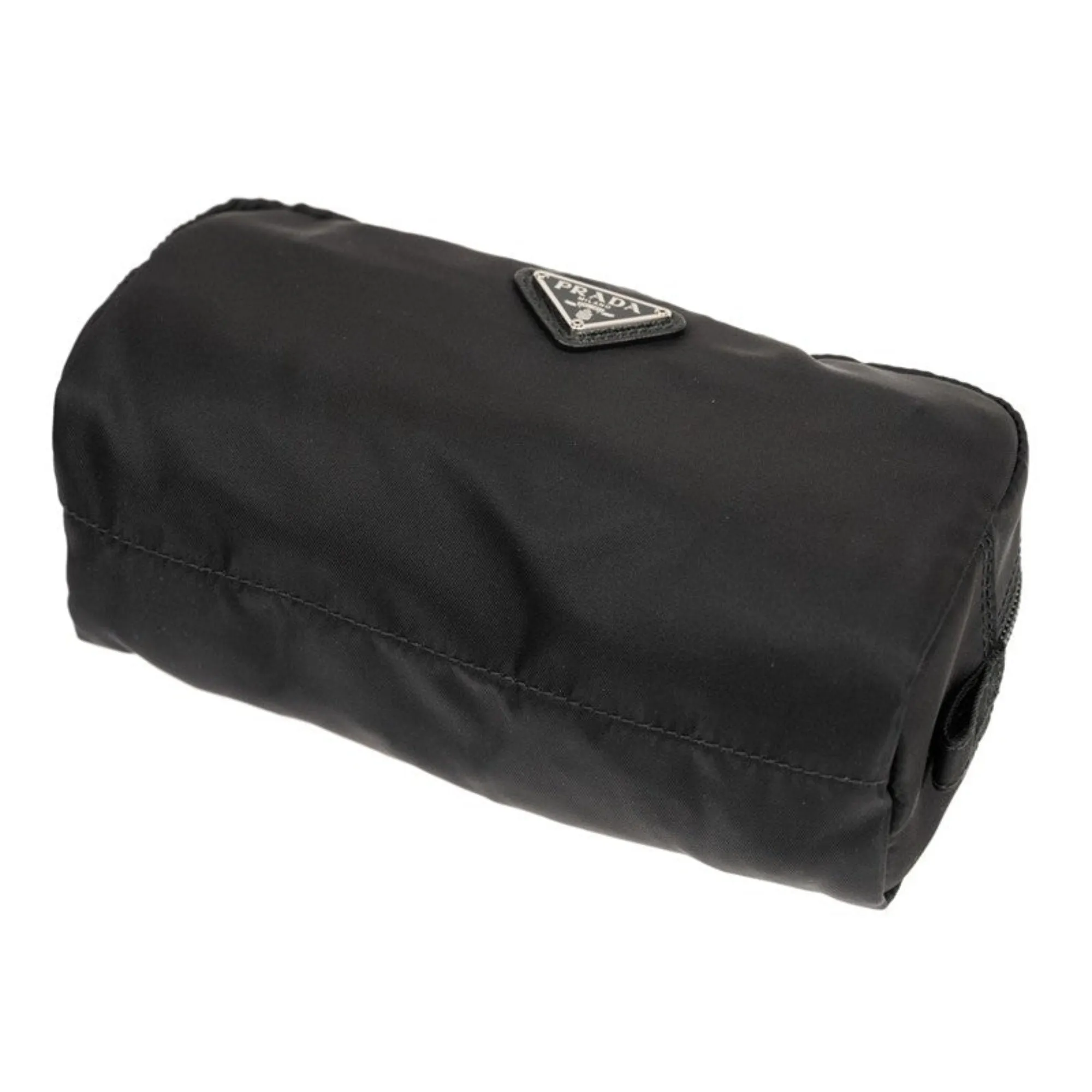 Prada Tessuto Nylon Black Cosmetic Case Necessaire Bag