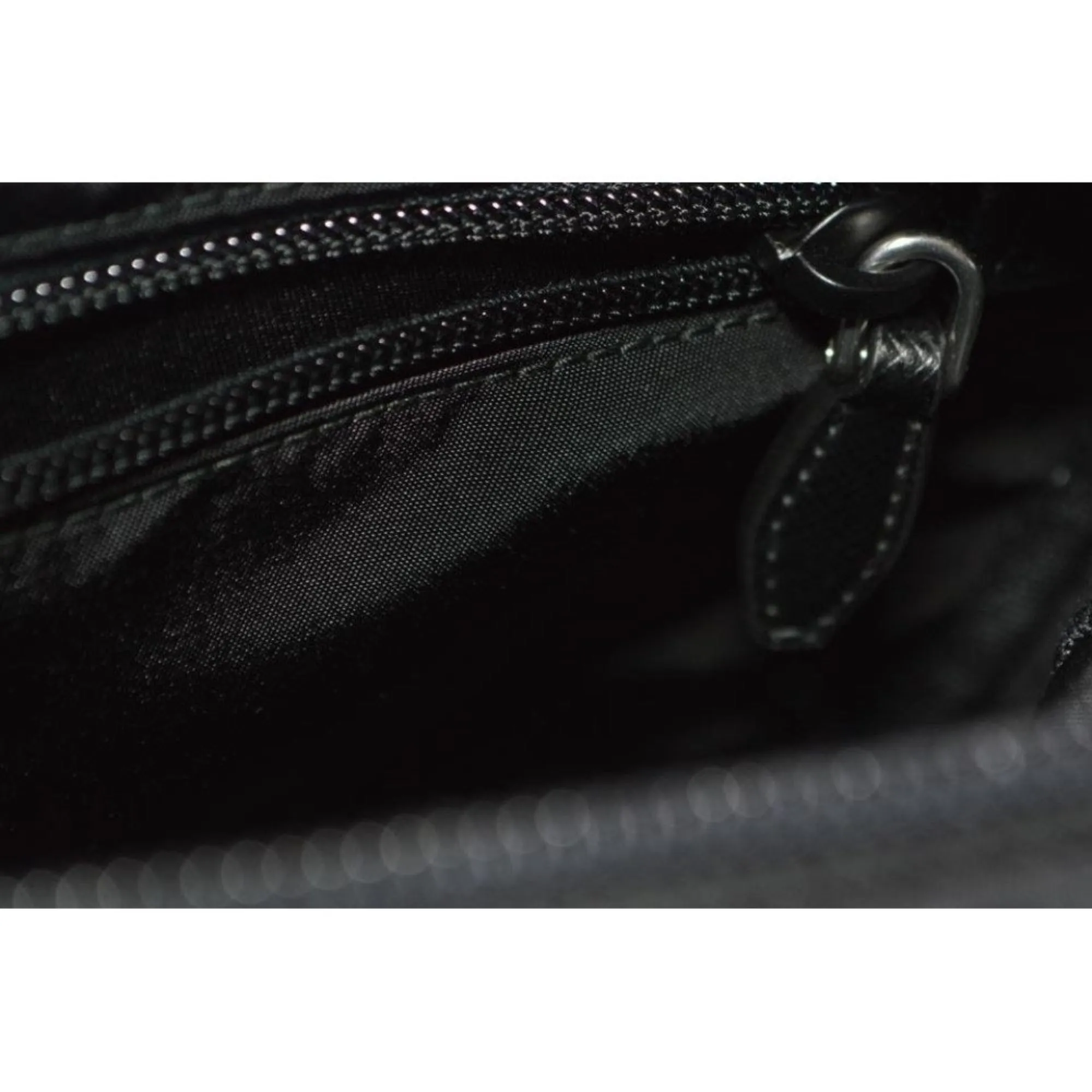 Prada Tessuto Nylon Black Cosmetic Case Necessaire Bag