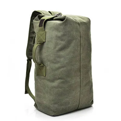 Premium Authentic Canvas Bucket-Style Backpack