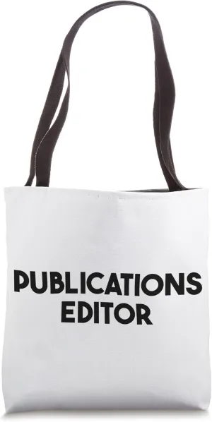 Publications Editor Tote Bag
