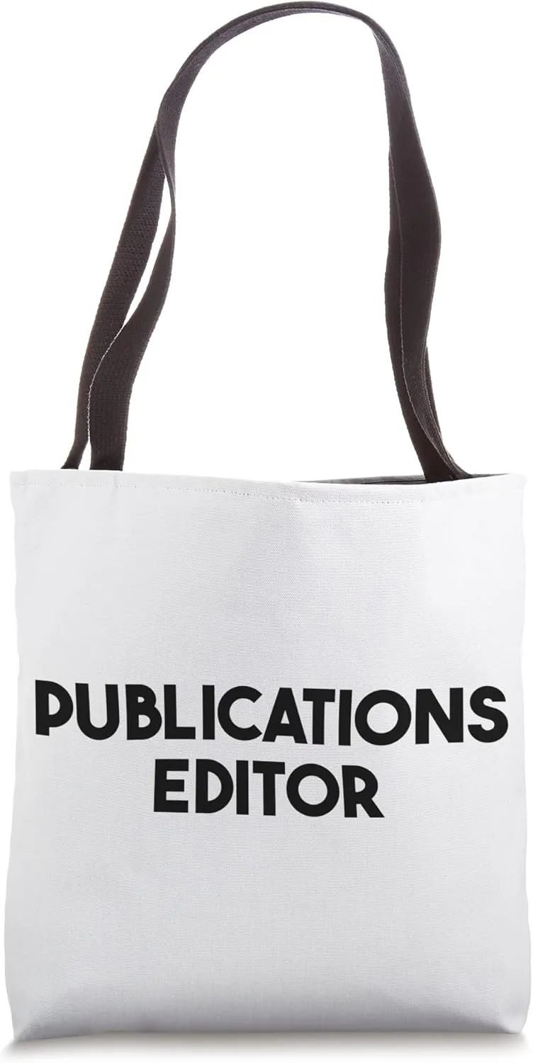 Publications Editor Tote Bag