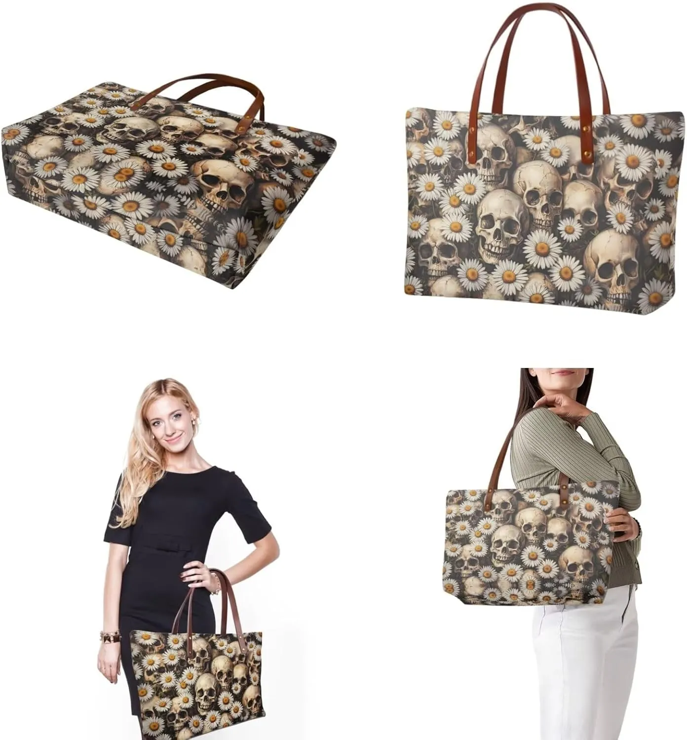 Purse and Handbag Set for Women, Large Hobo Bag with Wallet and Make Up Bag, 3 Piece Top Handle Purse Set