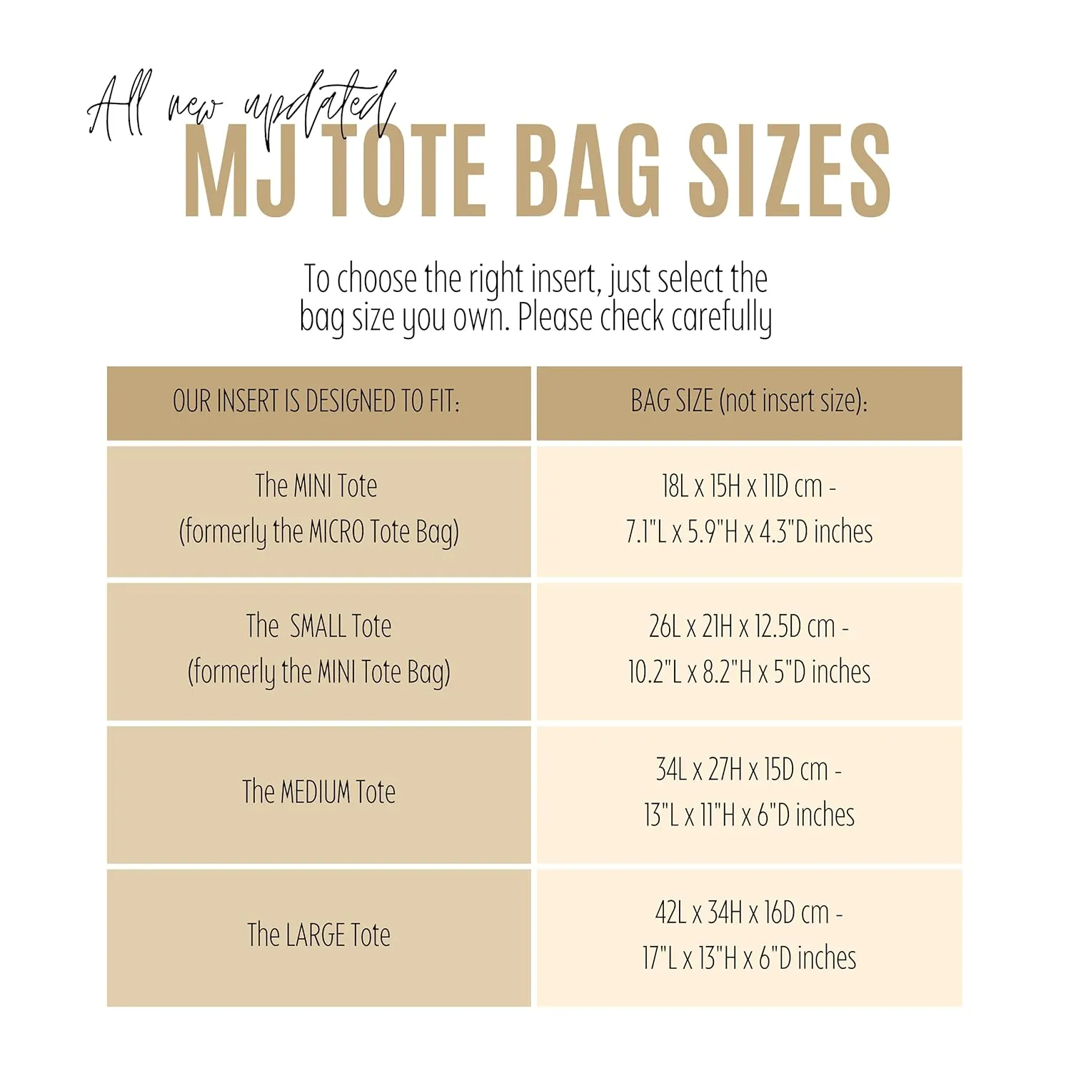 Purse Organizer for Tote Bag Organizer, The Tote Bag Organizer, The Traveler Tote Bag Organizer Insert, Handmade 3mm Premium Felt Snug Sturdy Gold Zipper (For The Medium Tote, Tea)