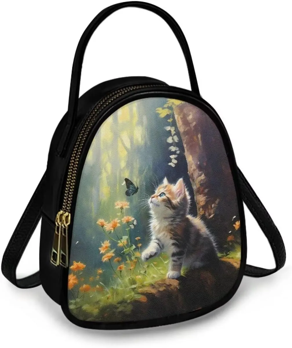 Purses for Women Crossbody Bag Double Layer Small Sling Bag for Women Crossbody Purse with Zipper Closure
