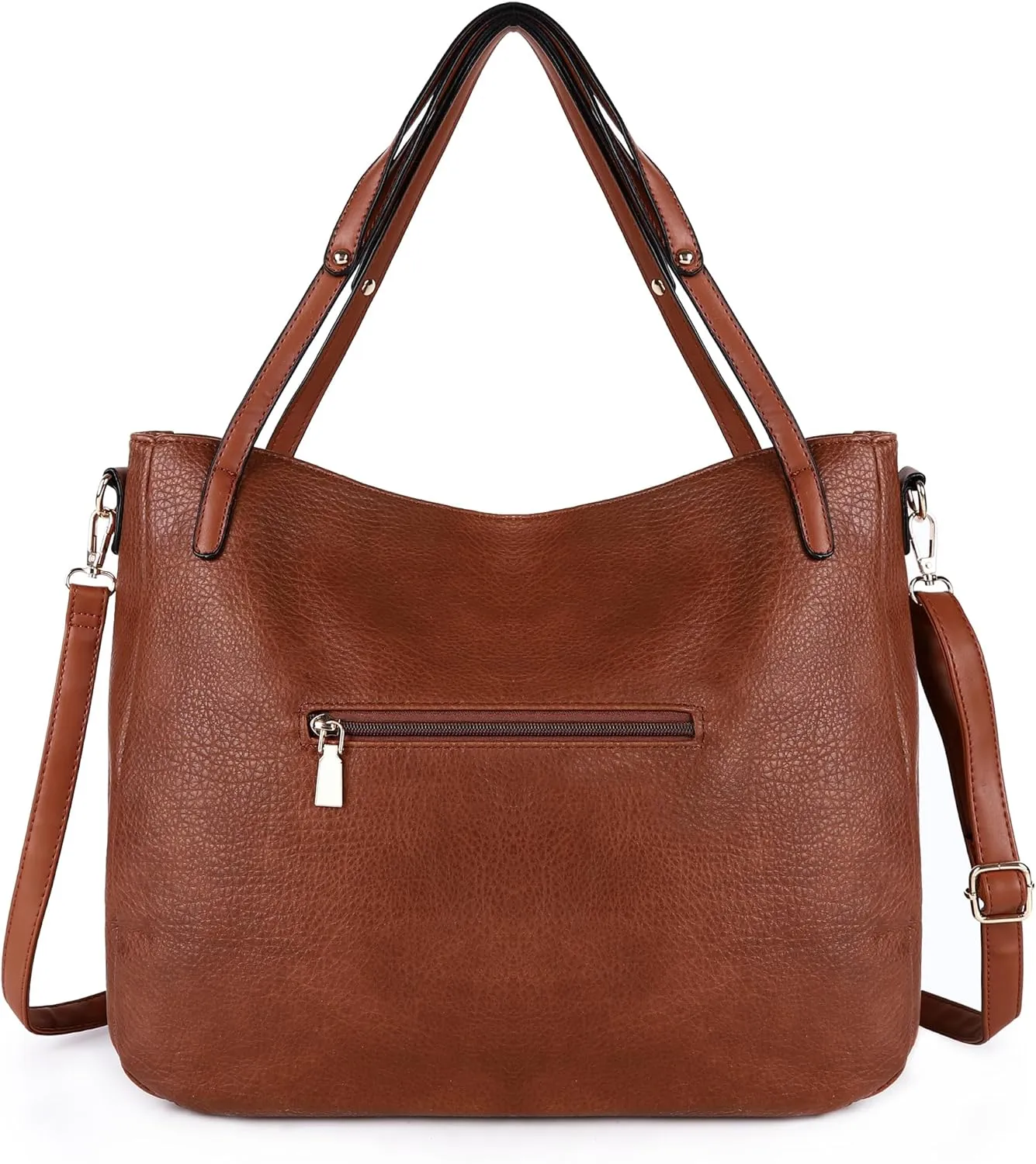Purses Hobo Handbag for Women Vegan Leather Shoulder Bag Large Capacity Crossbody Bag with Adjustable Straps