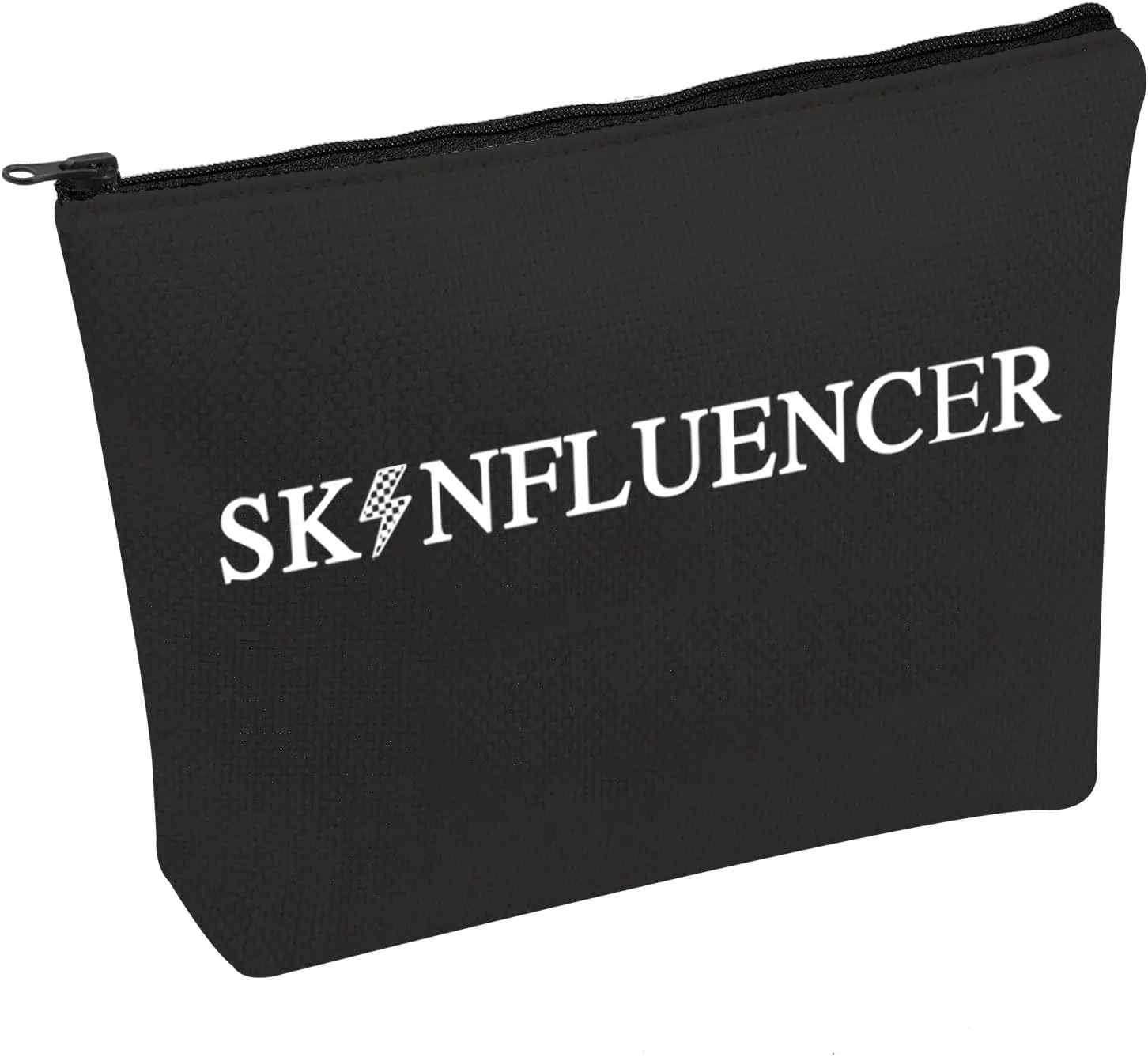 PWHAOO Funny Esthetician Cosmetic Bag Skinfluencer Cosmetic Bag Skin Specialist Makeup Bag Skin Care Proffesional Gift (Skinfluencer B)