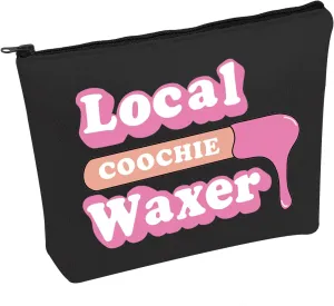 PWHAOO Waxer Specialist Makeup Bag Local Coochie Waxer Cosmetic Bag Esthetician Cosmetic Bag Wax Technician Gift (Local Coochie B)