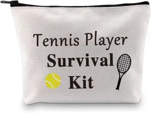 PXTIDY Tennis Player Survival Kit - Makeup Bag Gift for Tennis Players - Zipper Pouch
