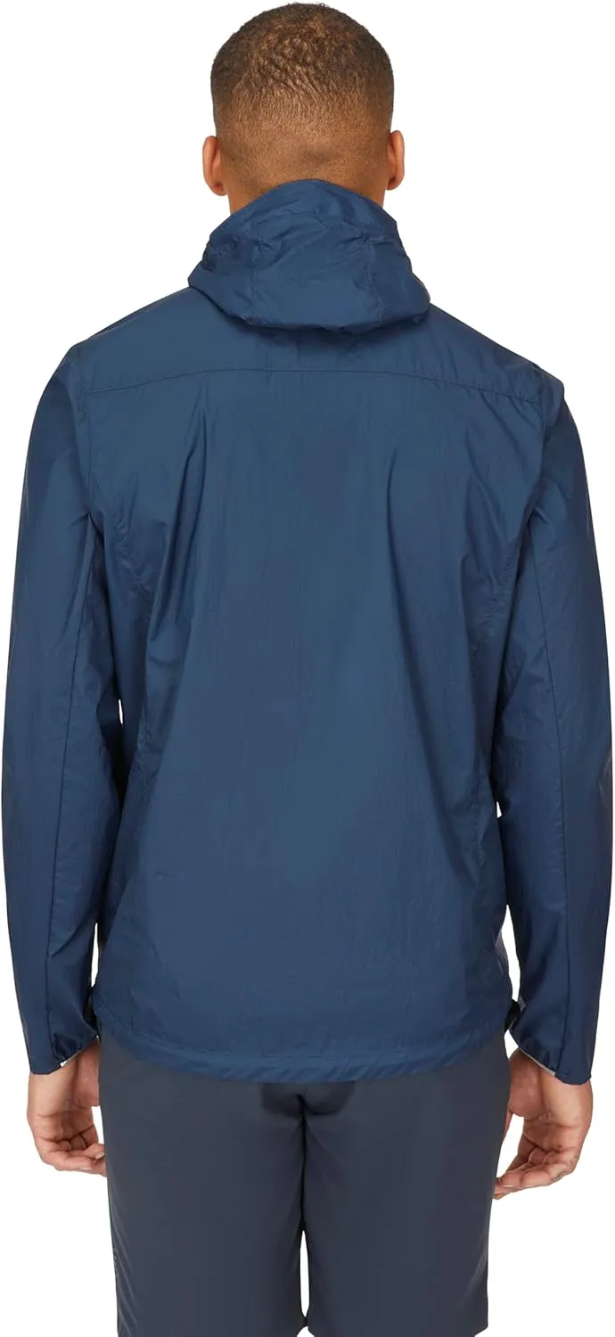 Rab Men's Vital Hoody Ultralight Windproof Shell Jacket for Hiking, Trail Running, & Climbing
