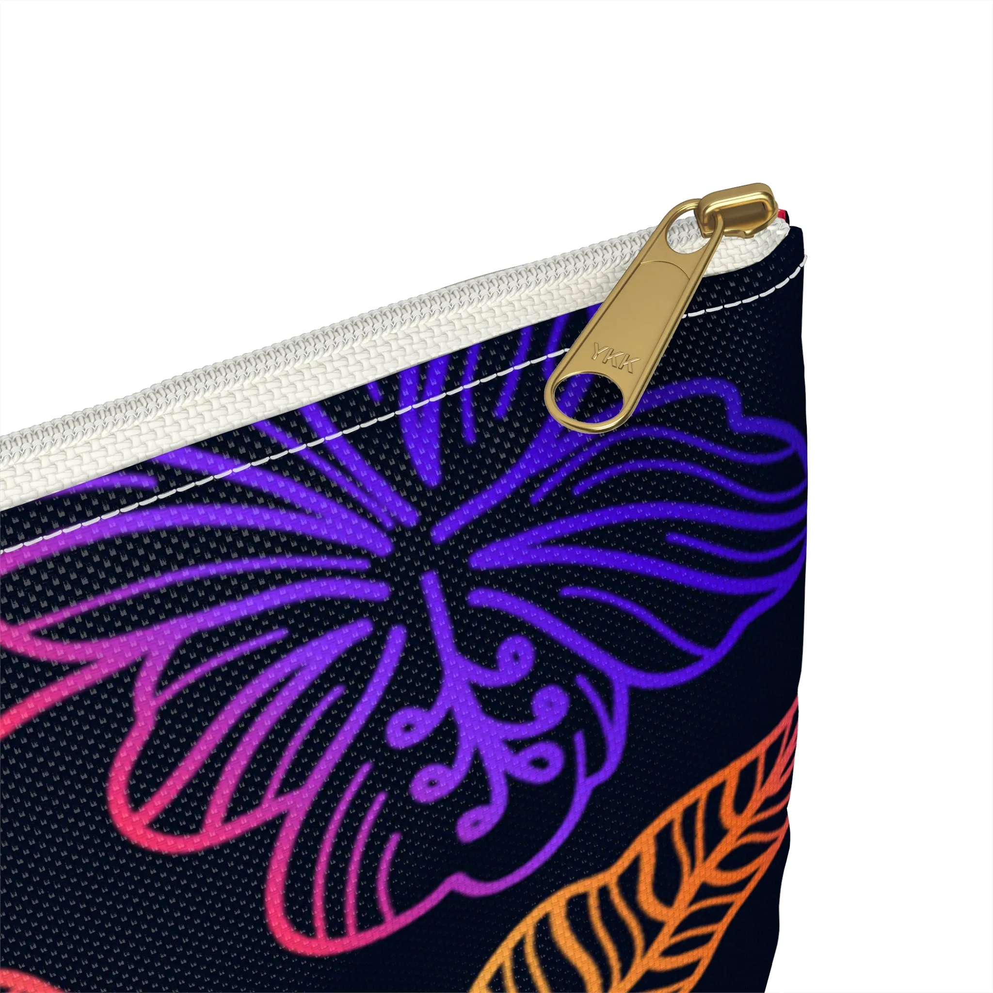 Rainbow Hibiscus Accessory Pouch