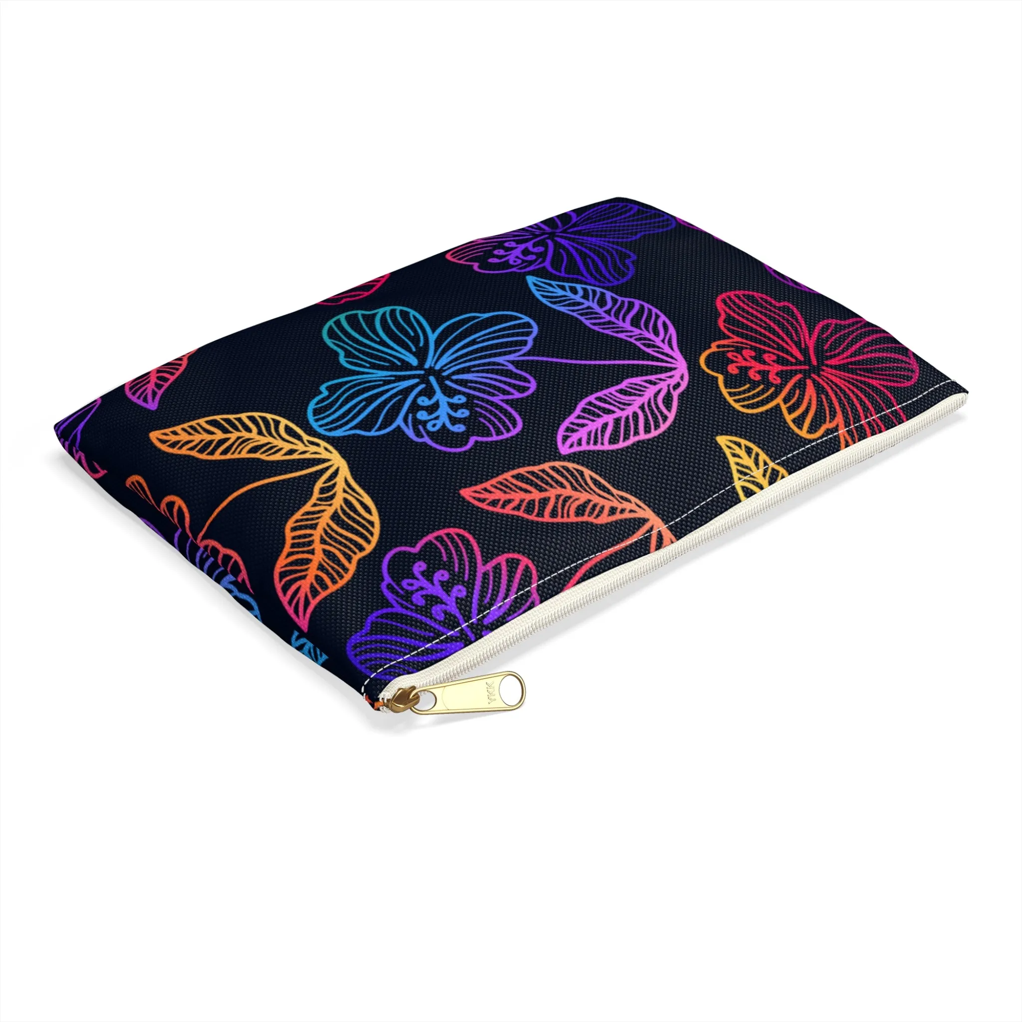 Rainbow Hibiscus Accessory Pouch