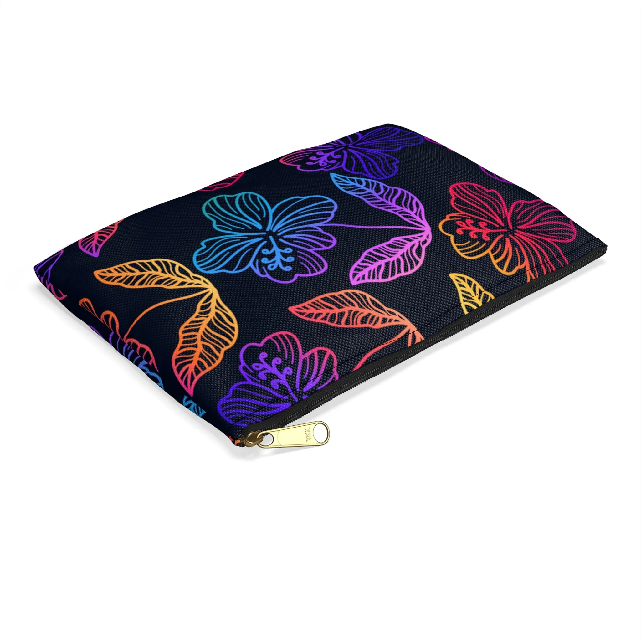 Rainbow Hibiscus Accessory Pouch