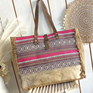 Rainbow Weekender Overnight Tote Bag