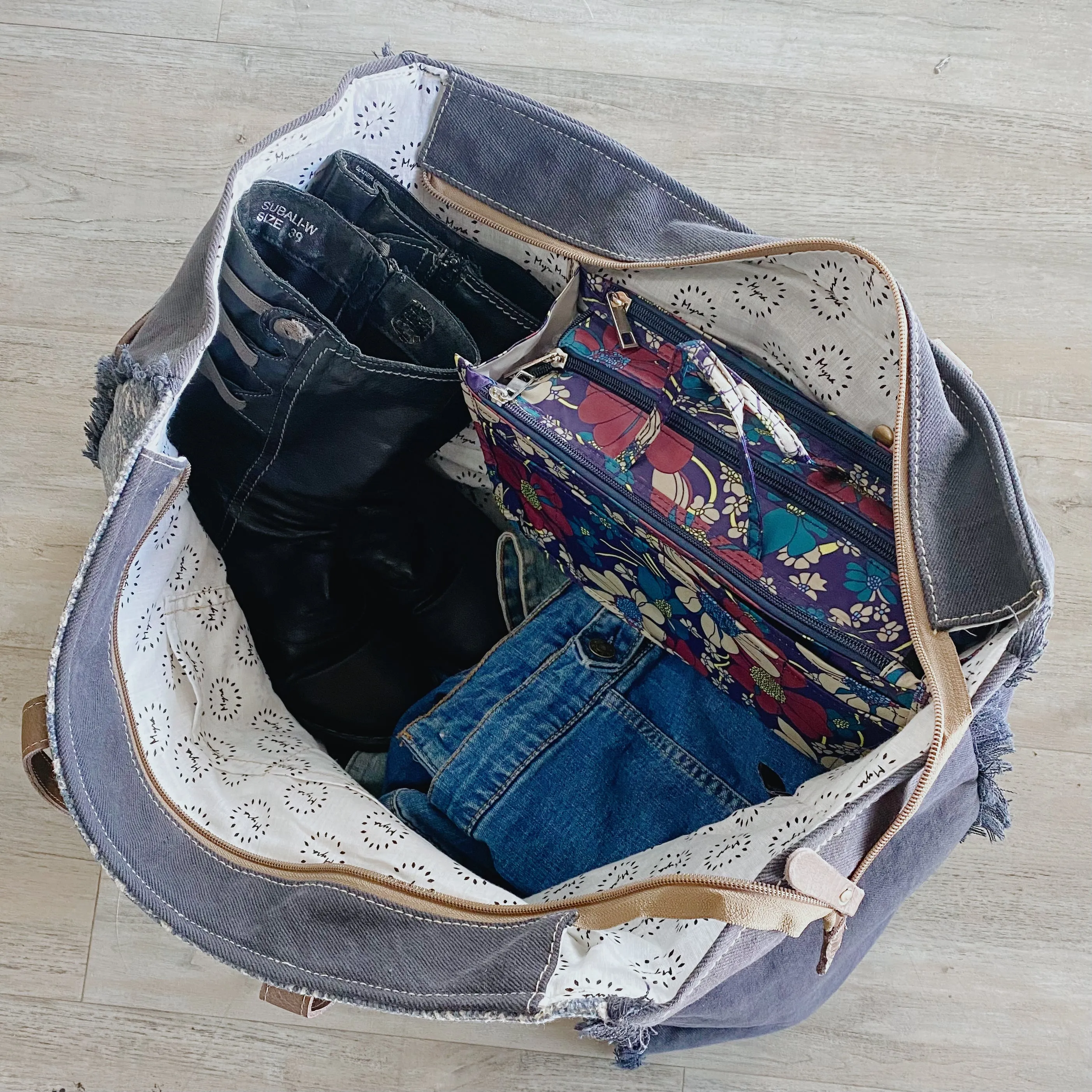 Rainbow Weekender Overnight Tote Bag