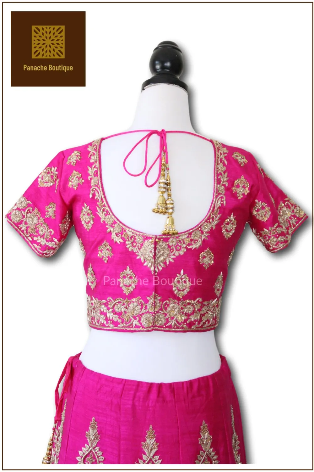 Rani Pink Colour Wedding Lehenga