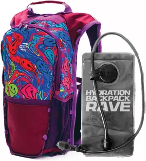RaveRunner® Anti-Theft Hydration Backpack | Rave Hydration Pack, Festival Water Bag, Hydropack Rave, Hydration Pack EDC (Delightful Slime)