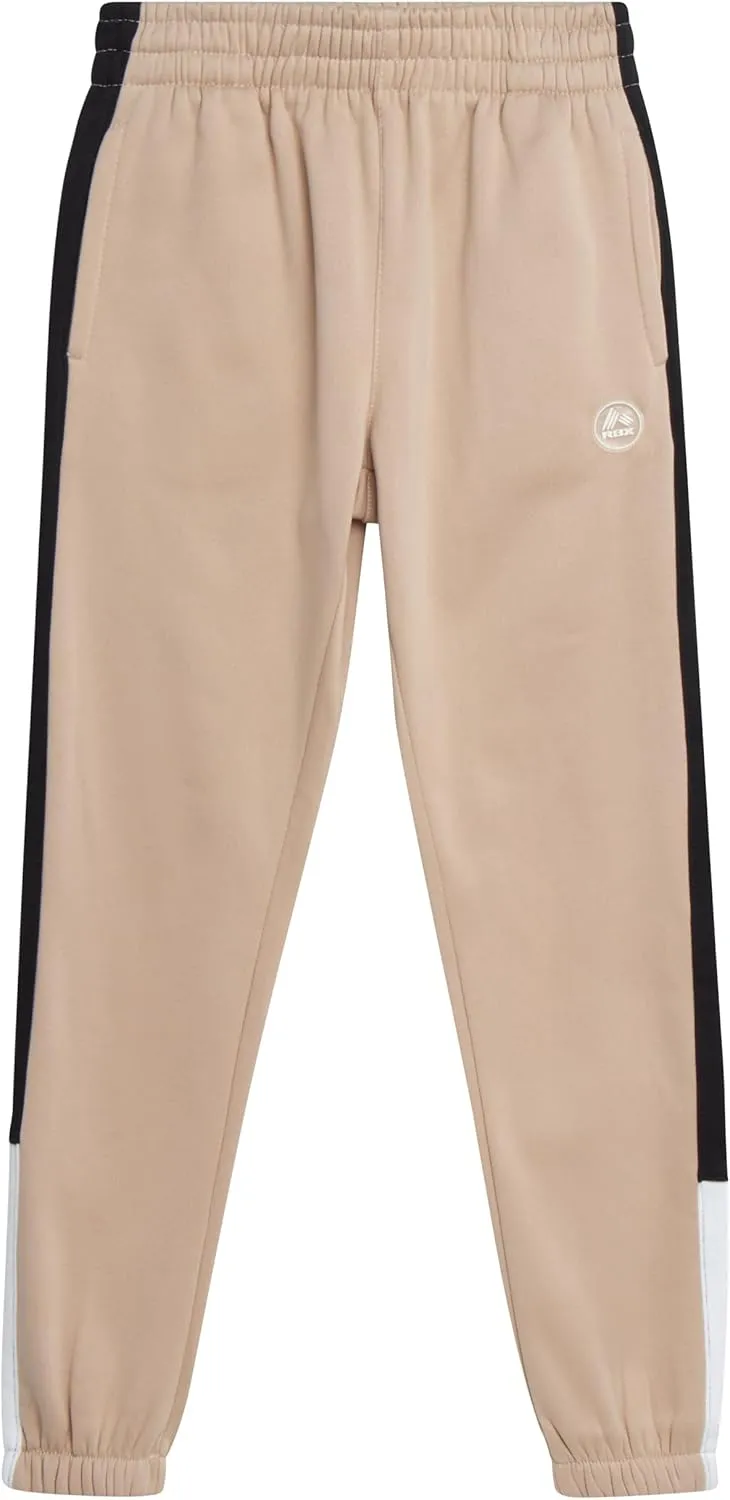 RBX Boys Sweatpants - 2 Pack Soft Fleece Joggers, Athletic Performance Track Pants for Boys with Elastic Waistband (8-16)