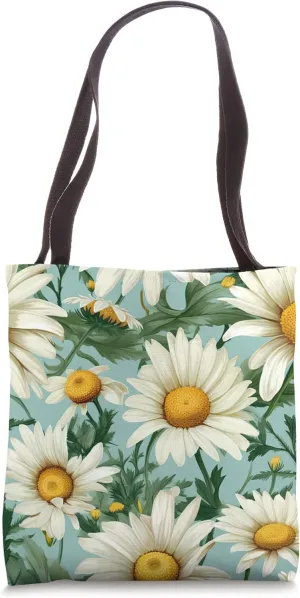 Realism Daisies Tote Bag