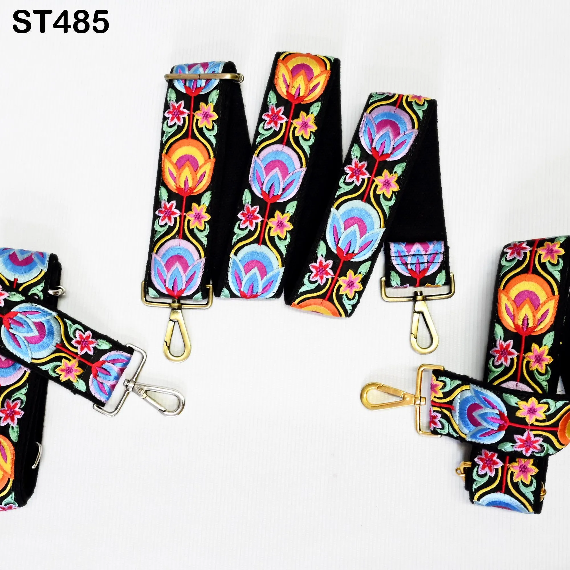 Replacement Handbag Bag Strap Embroidered Camera Strap Crossbody Strap for Purses Gift for Holiday Season Embroidery Adjustable Guitar Strap