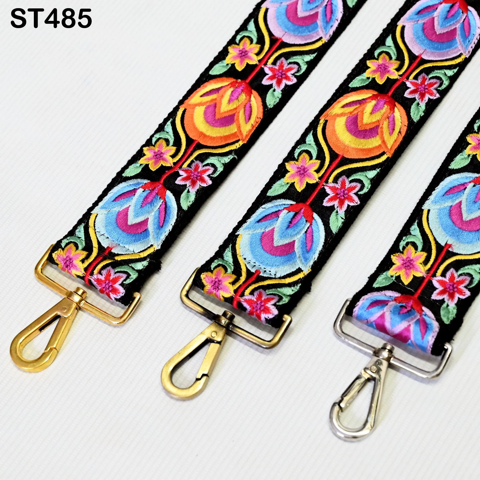 Replacement Handbag Bag Strap Embroidered Camera Strap Crossbody Strap for Purses Gift for Holiday Season Embroidery Adjustable Guitar Strap