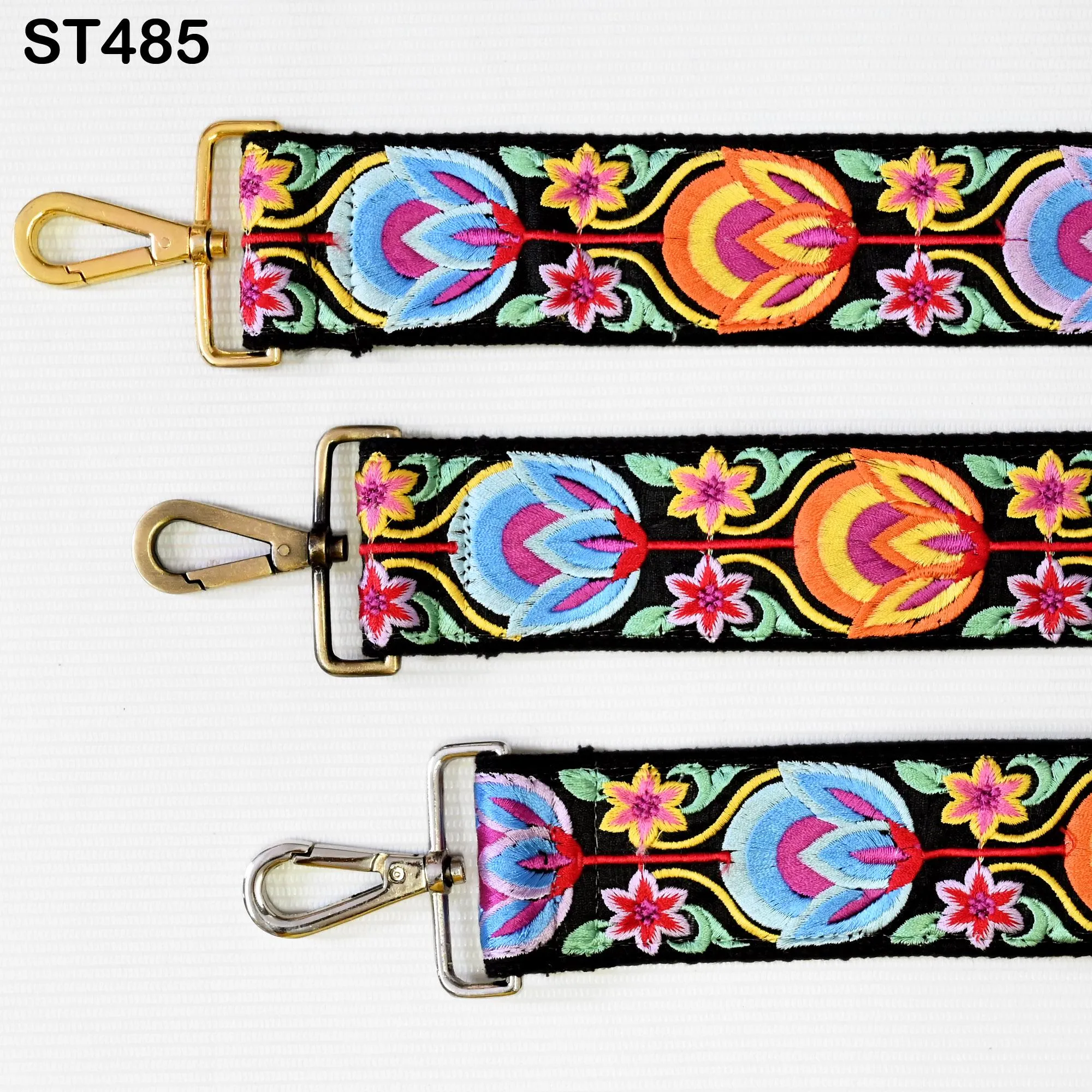 Replacement Handbag Bag Strap Embroidered Camera Strap Crossbody Strap for Purses Gift for Holiday Season Embroidery Adjustable Guitar Strap