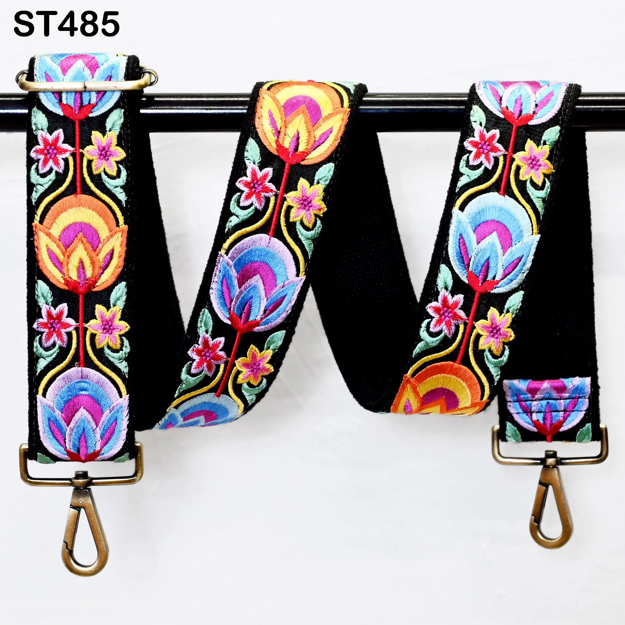 Replacement Handbag Bag Strap Embroidered Camera Strap Crossbody Strap for Purses Gift for Holiday Season Embroidery Adjustable Guitar Strap