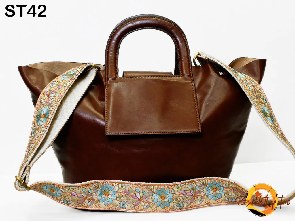 Replacement Strap Purse Strap Crossbody Strap for Purses Embroidered Boho Bags Strap Boho Guitar Strap Handbag Strap gift for her