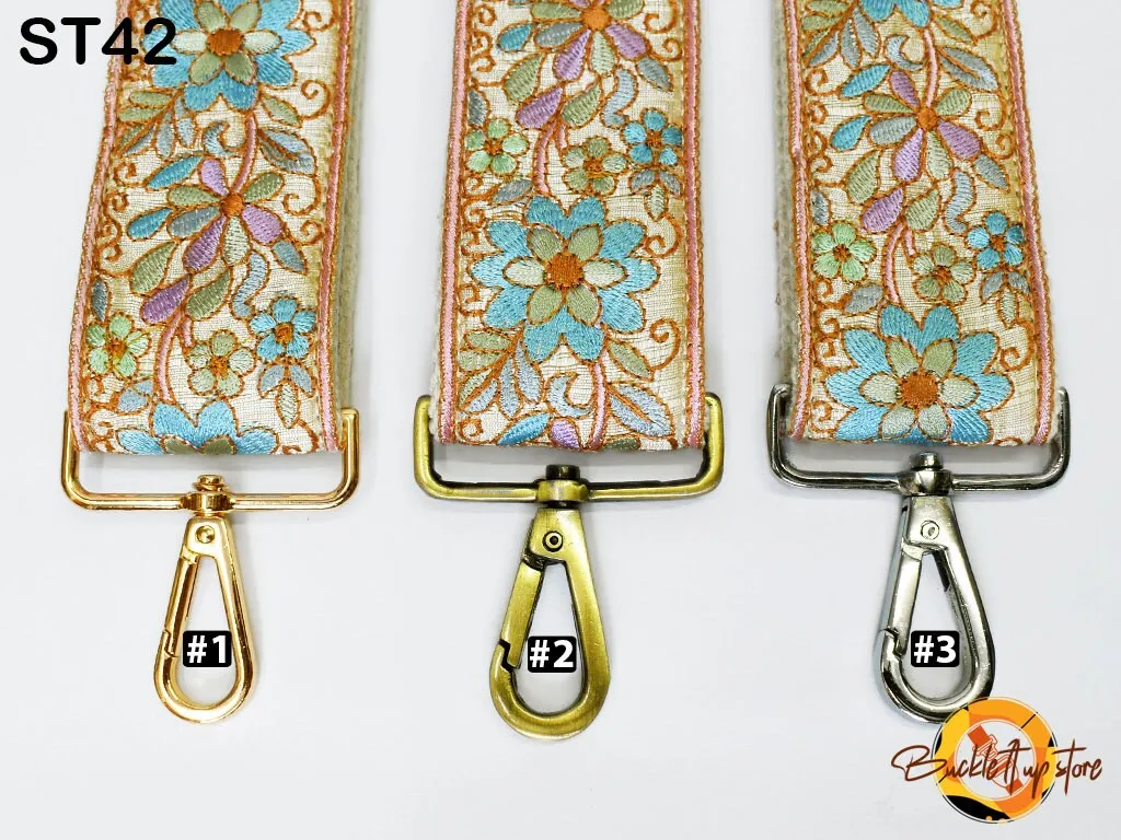 Replacement Strap Purse Strap Crossbody Strap for Purses Embroidered Boho Bags Strap Boho Guitar Strap Handbag Strap gift for her