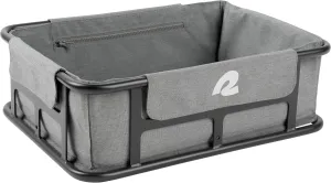 Retrospec EverythingBin Heavy-Duty Steel eBike Rear Basket with Water-Resistant Liner - Large Capacity Cargo Carrier for Electric Bikes (13x18x5.7)
