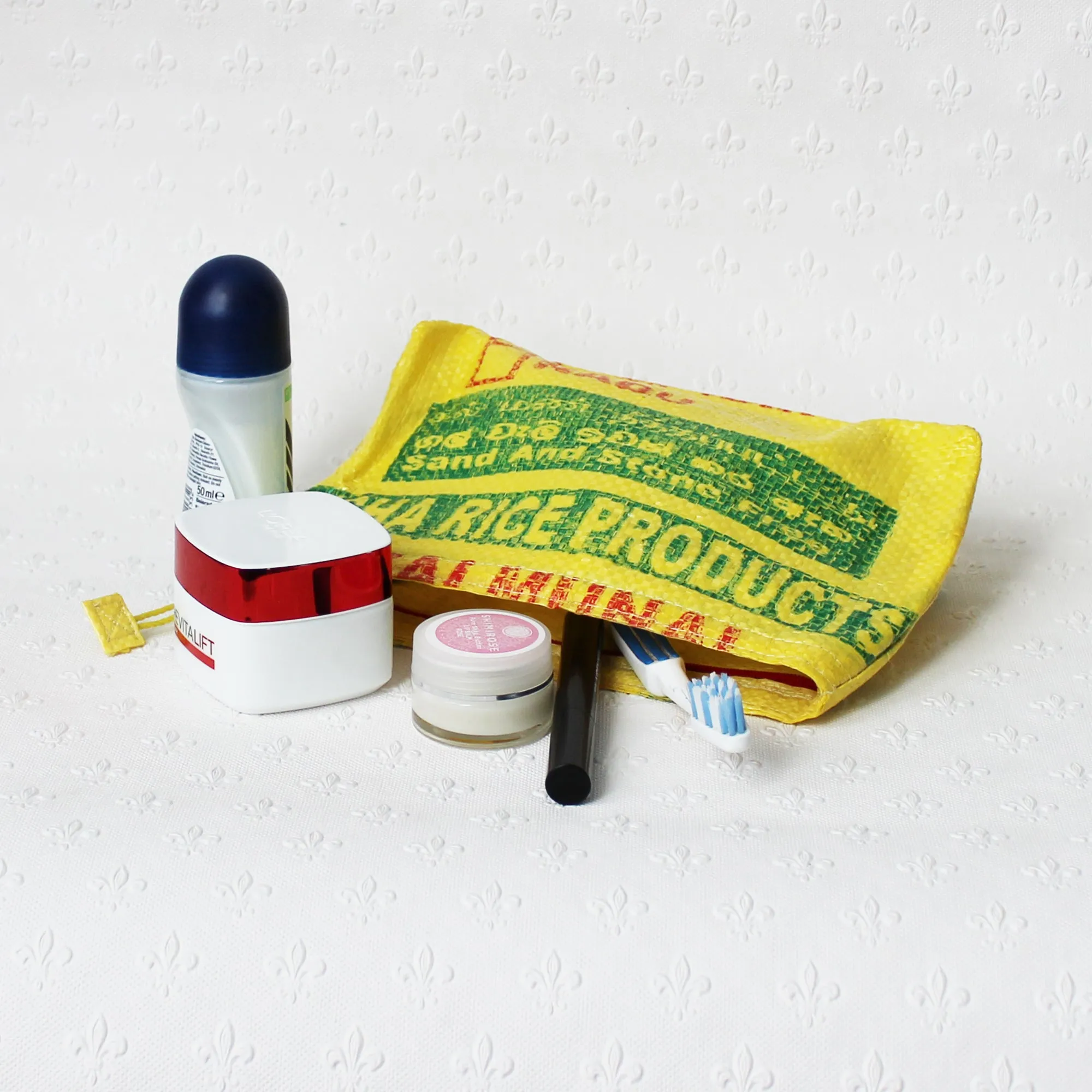 Rice sack cosmetic bag - 8 variations