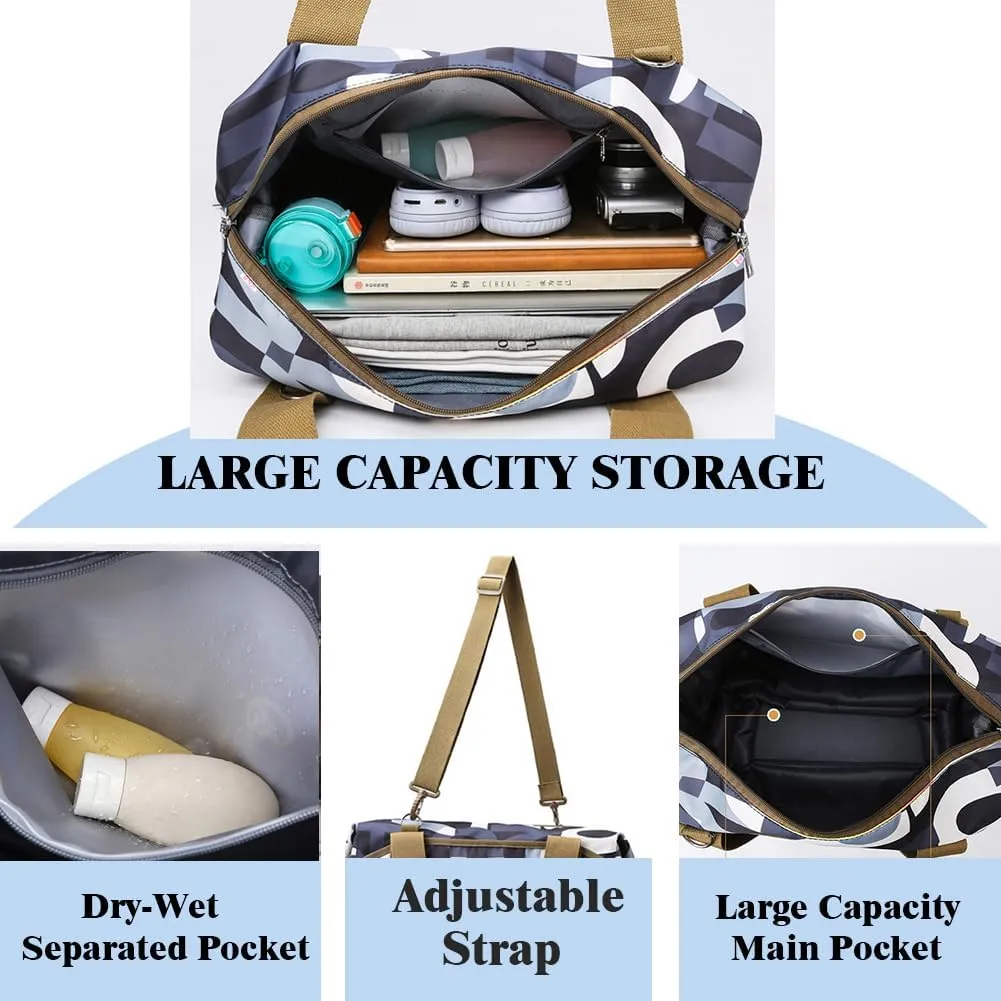 Rolling Duffel Bag with Wheels Unisex Foldable Expandable Luggage Carry On Bag for Travel
