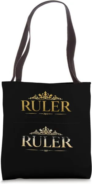 RULER Luxury Decor Tote Bag