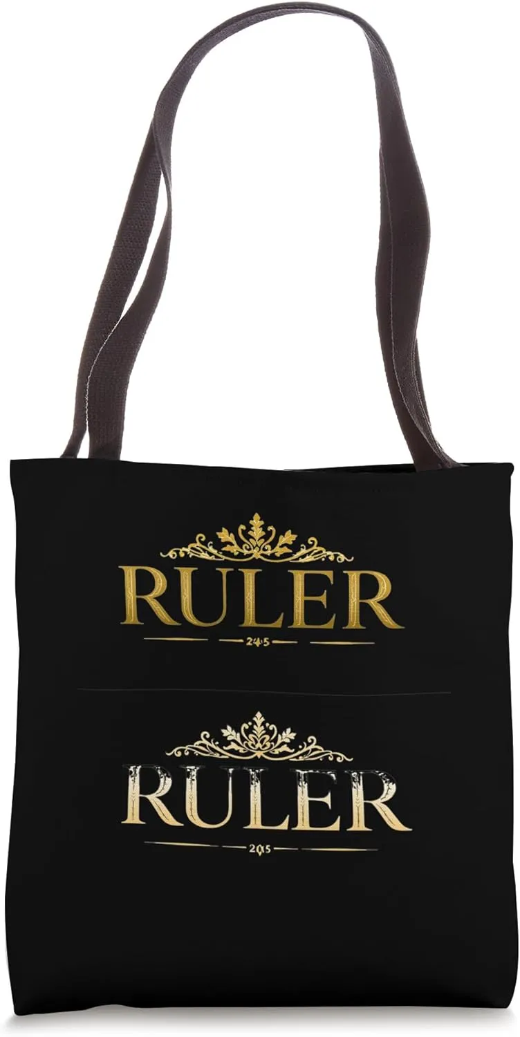 RULER Luxury Decor Tote Bag