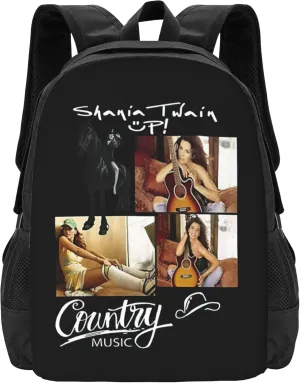 Shania Music Twain Simple Large Capacity Backpack 3d Printed Backpack Outdoor Backpack Laptop Bag Unisex Book Bags Multifunctional Backpack