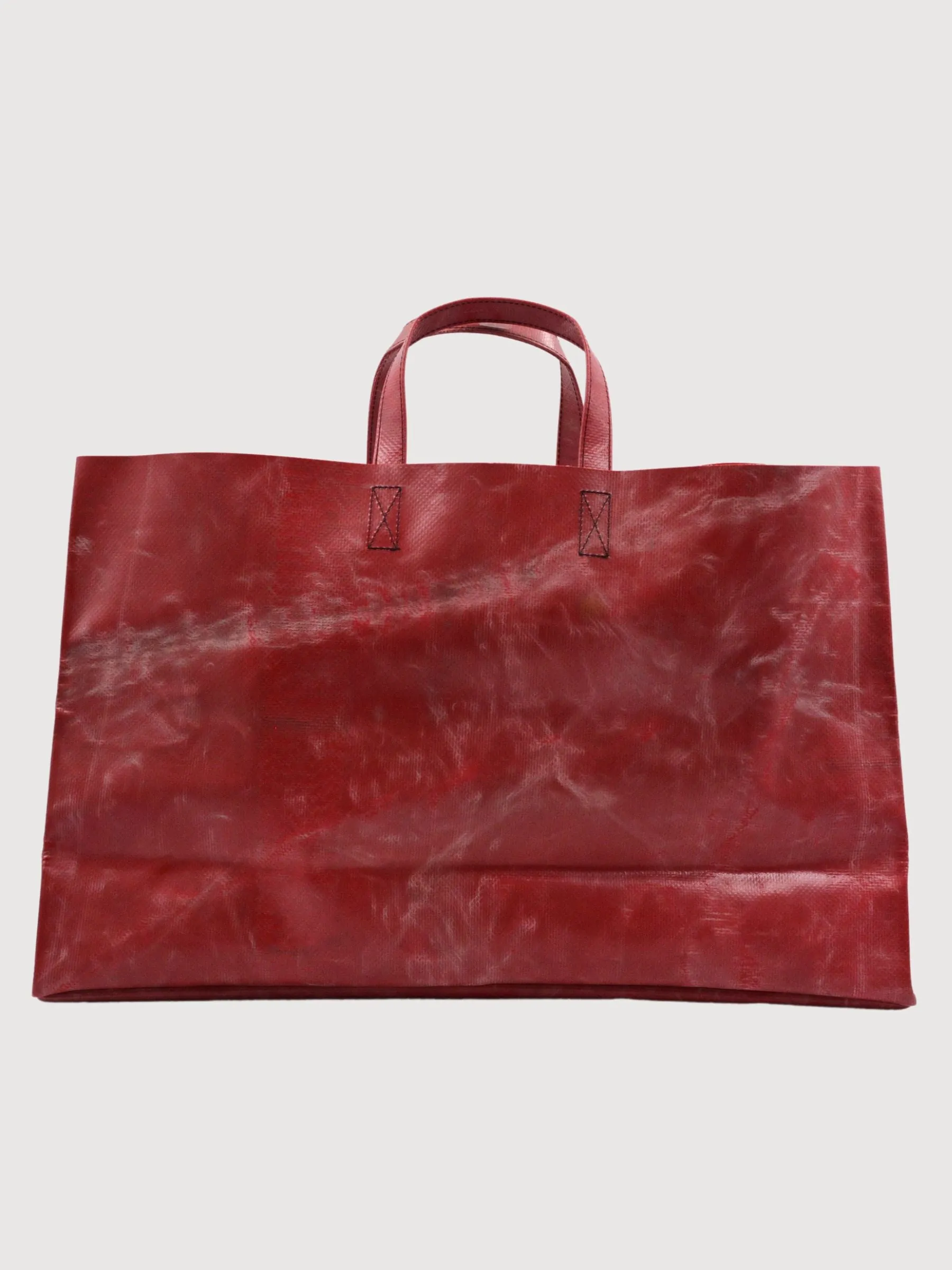 Shopping Bag F260 Miami Wide Red & White | Freitag