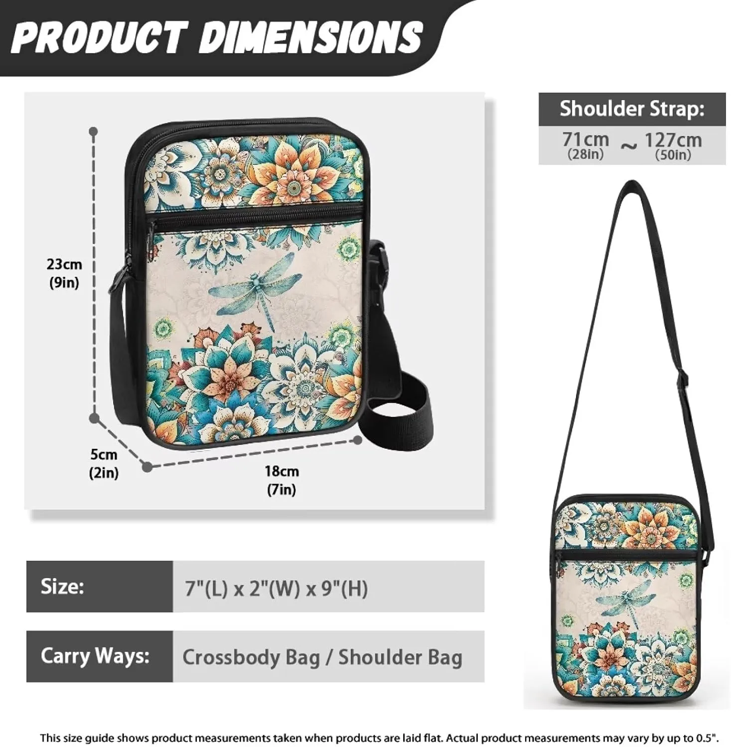 Shoulder Bag for Women Crossbody Sling Bag Fashion Messenger Bag Small Cell Phone Purse Holder Wallet